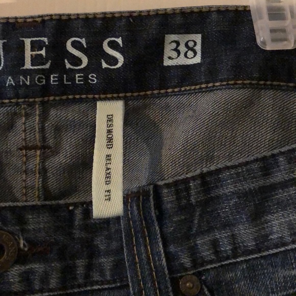 Men’s Dark Wash Guess Jeans - Picture 2 of 6